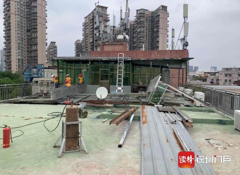 一周之内连拆4处违建 龙城街道坚持防疫拆违两不误