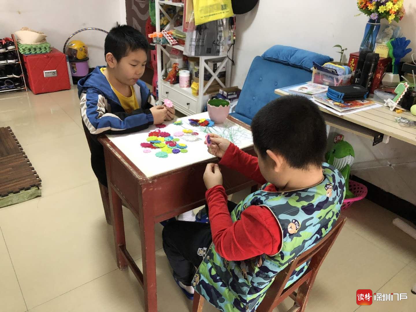 “时光 请慢点”，将围社区儿童自制手工花和感恩卡庆祝母亲节